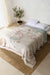 Amber 4-lagige Jumbo-Jacquard-Pano-Musselin-Doppelbettdecke / Tagesdecke aus 100 % Baumwolle