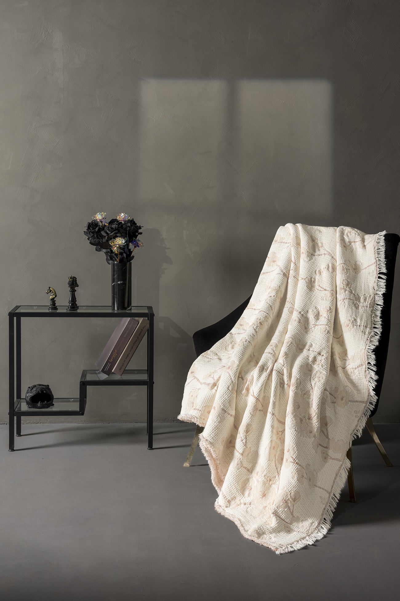 Daisy 5-Layer Filled Muslin Double Bed Quilt / Bed Cover (220x240 cm) 100% Cotton