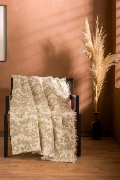 Damask Cotton Duvet - 5-Layer Muslin Double Bed Quilt