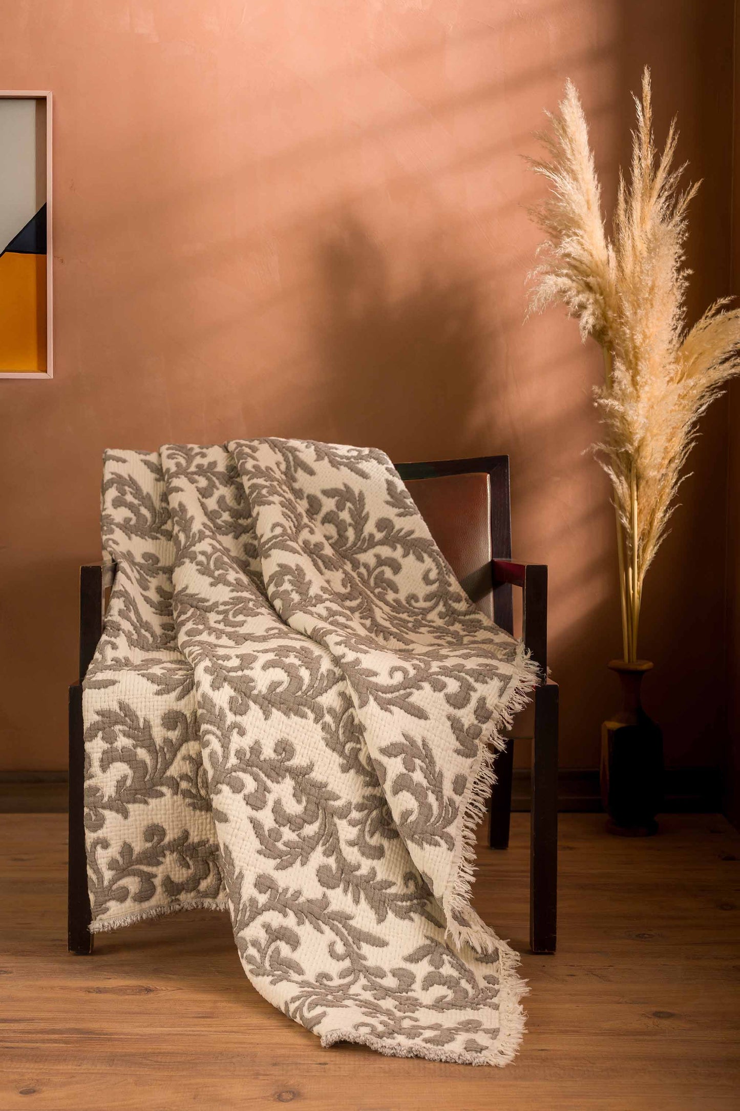 Damask Cotton Duvet - 5-Layer Muslin Double Bed Quilt