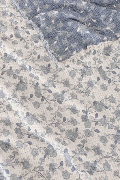 Sultans 5 Katlı Dolgulu Müslin Çift Kişilik Yorgan / Yatak Örtüsü (220x240 cm) %100 Pamuk