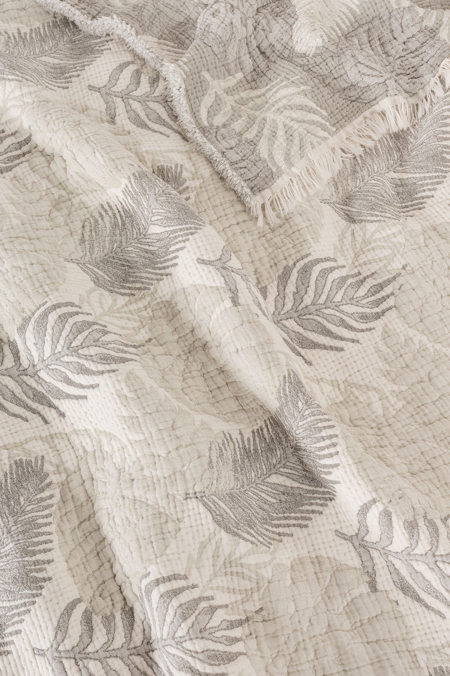 Trophy 5 Katlı Dolgulu Müslin Çift Kişilik Yorgan / Yatak Örtüsü (220x240 cm) %100 Pamuk