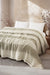 LLC Loom Line Collection 4-lagige Ajourmuster-Musselin-Pikee / Tagesdecke für Einzel- und Doppelbetten, 100 % Baumwolle