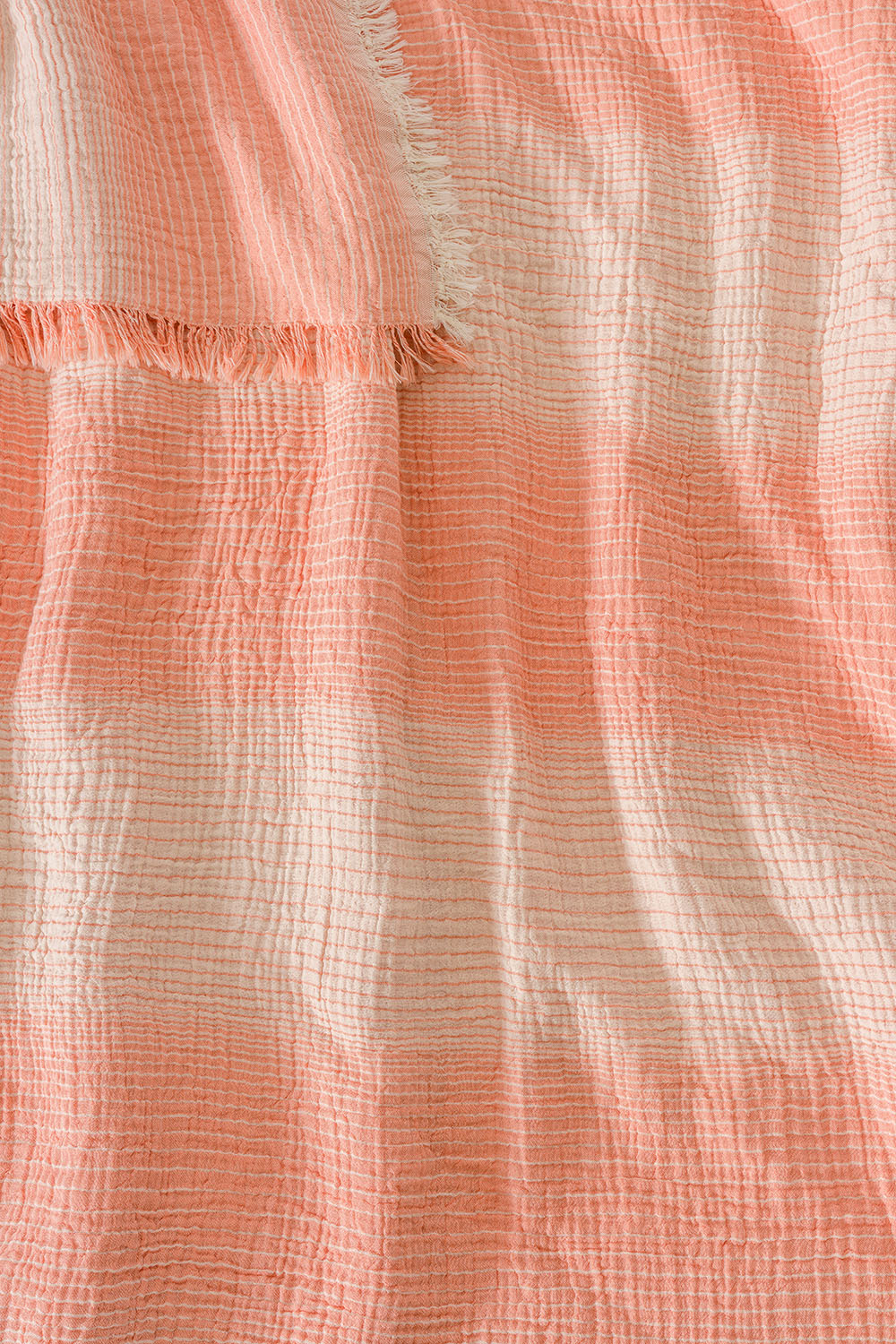 LLC Loom Line Collection 4 Katlı Armürlü Müslin Pike / Yatak Örtüsü %100 Pamuk