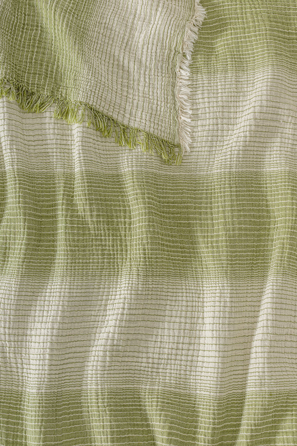 LLC Loom Line Collection 4 Katlı Armürlü Müslin Pike / Yatak Örtüsü %100 Pamuk