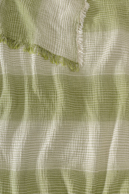 LLC Loom Line Collection 4 Katlı Armürlü Müslin Pike / Yatak Örtüsü %100 Pamuk