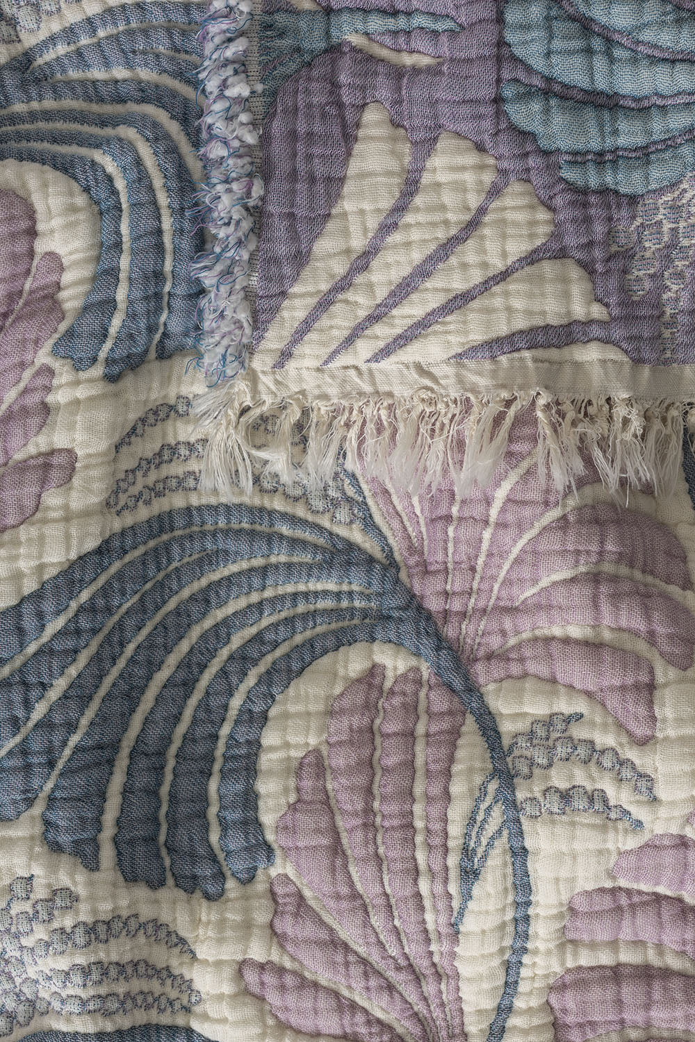 Velora 5-Layer Filled Muslin Double Bed Quilt / Bed Cover (220x240 cm) 100% Cotton